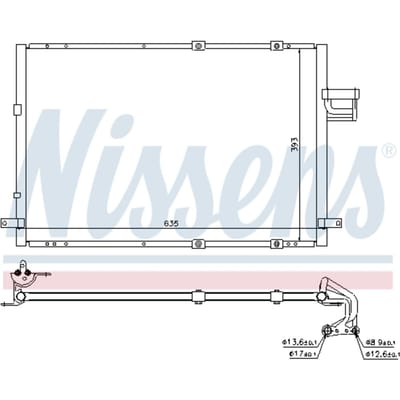 Condensator, airconditioning NISSENS 94637