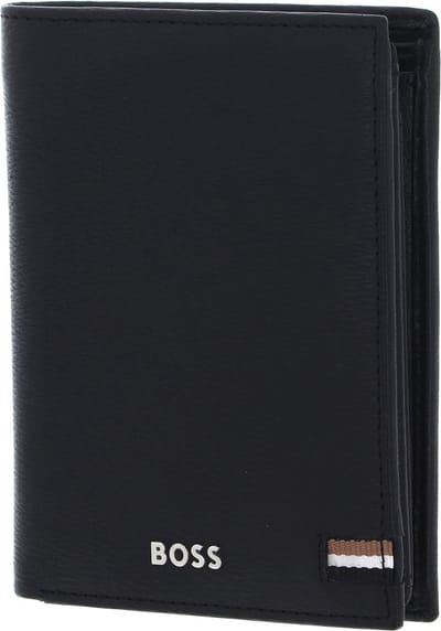 HUGO BOSS Leren Portemonnee Iconic Wallet Black Zwart