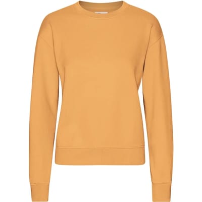 Dames sweatshirt met ronde hals Colorful Standard Classic Organic Sandstone Orange