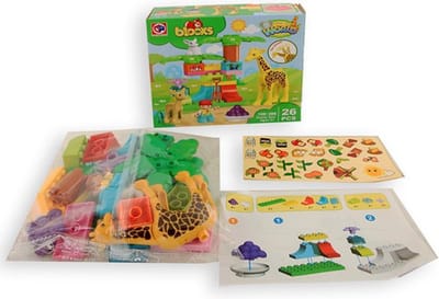 Blocks - Giraffe 26 delig