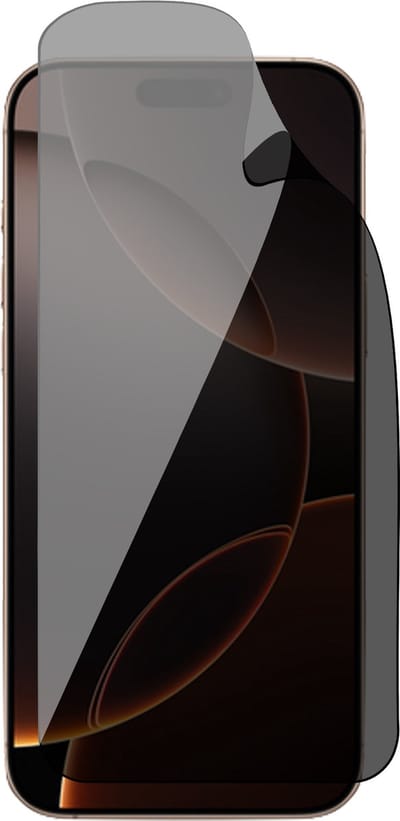 Privacy Screenprotector geschikt voor iPhone 16 Pro - 1x FlexGuard Screen Protector