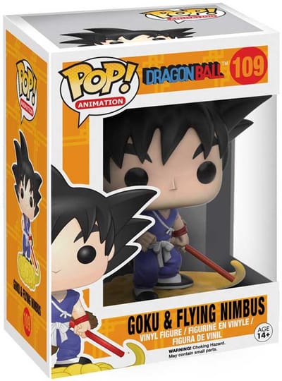 Geanimeerd vinyl figuur goku en de magische wolk Funko Dragon Ball Z Pop!