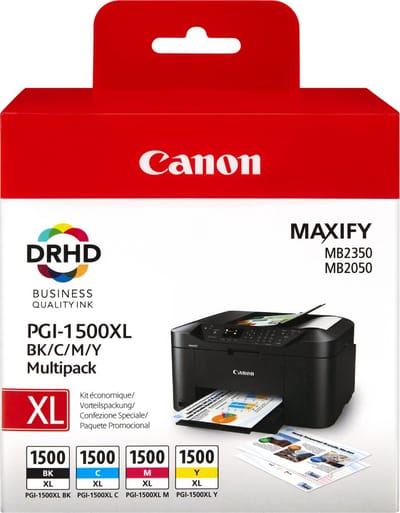 Canon PGI-1500XL - Inktcartridge / Zwart / Cyaan / Magenta / Geel / Hoge Capaciteit