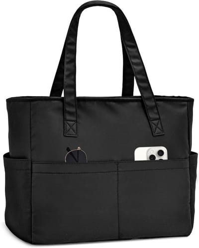 Vouwbare Dames Tote Bag - Waterdichte Shopper met 17 Inch Laptopvak voor Werk en Strand, Ideaal voor Sport en Dagelijks Gebruik