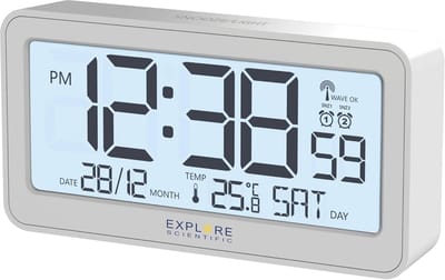 Draadloze Slimline Alarmklok met LED Weergave