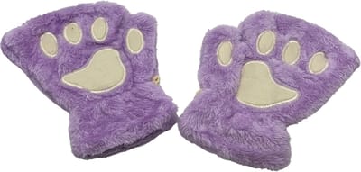 Heerlijk zachte gevoerde vingerloze handschoenen - Beren klauw - Katten klauw - Kat - Beer - Winters - Gewatteerd - Zacht - Glove
