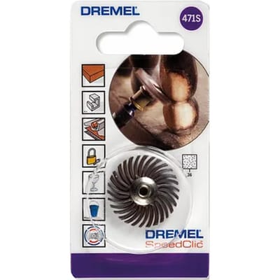 Dremel EZ SpeedClic: detailpolijstschijf korrelgrootte 36 - 471S