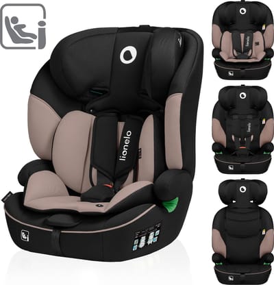 Lionelo Levi i-Size Autostoel 76-150 cm (9-36 kg) – Groep 1/2/3 – Voorwaarts gericht – 5-puntsgordel – Verstelbare hoofdsteun – Memory Foam – Dri-Seat – ECE R129/03