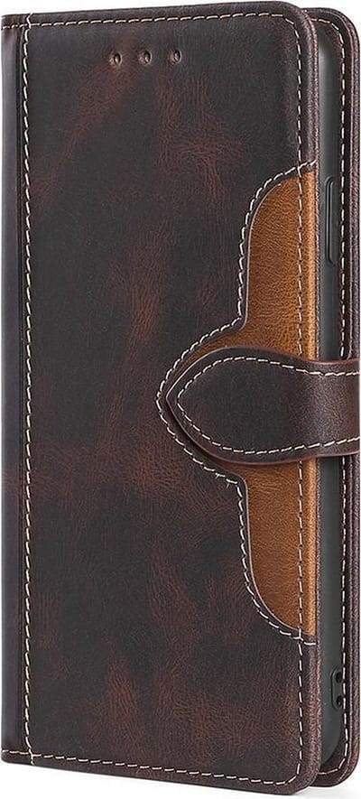 Hoesje geschikt voor Samsung Galaxy A52 - Bookcase - Pasjeshouder - Portemonnee - Kunstleer - Bruin