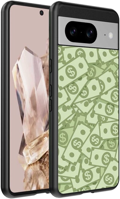 Geschikt voor Google Pixel 8 Pro Telefoonhoesje met Geld Opdruk - TPU Backcover Case With Money Design - Smartphonica geschikt voor Google Pixel 8 Pro