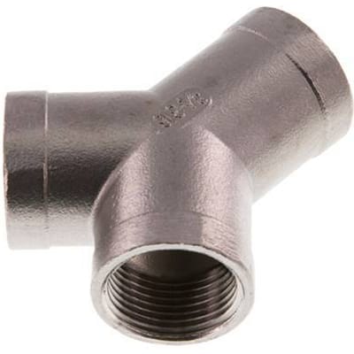 Rp 3/4'' RVS Y-stuk 16 Bar - FL3Y-F-SH-034R