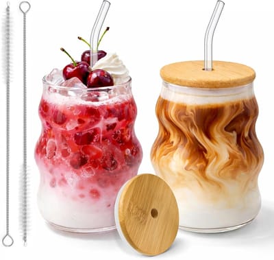 Transparant drinkglas voor dagelijks gebruik, ideaal voor water, sap en frisdrank