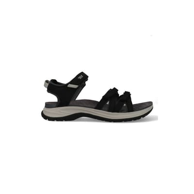 Teva Tirra Sport Leather Sandaal Dames (Maat - US 6, Kleur - BLACK)