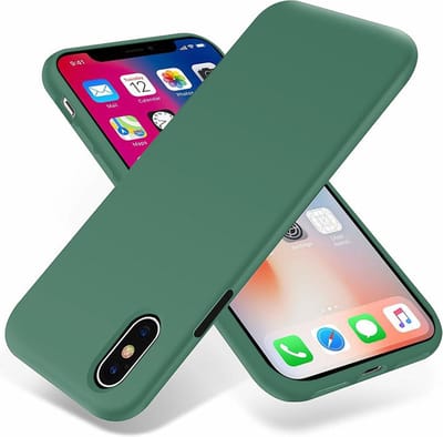 ShieldCase Silicone case geschikt voor Apple iPhone X / Xs hoesje - optimale bescherming - perfecte pasvorm - TPU Materiaal - groen