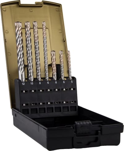 Rotec Hamerborenset '202', SDS+, Quattro-X, 7-dlg, ø5-12 ABS