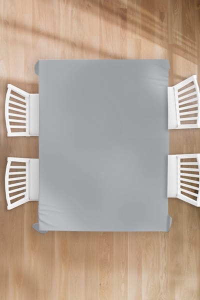 Tafelkleed - Tafellaken - 150x200 cm - Interieur - Grijs - Licht - Binnen en Buiten