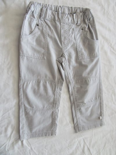 noukie's , zomer lange broek , jongen, licht grijst , 2 jaar 92
