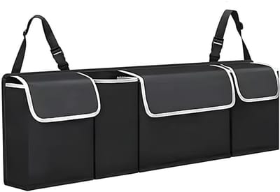 Kofferbakorganizer, opbergtas, kofferbaktas, auto-organizer, autotas met klittenband, opvouwbaar, waterdi