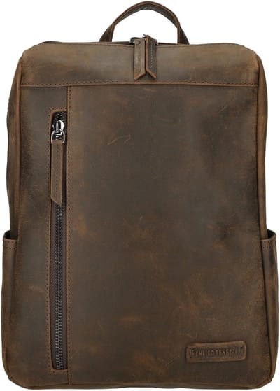 Enrico Benetti Genua Leren Rugzak met Tabletvak - 6,25 Liter - Bruin