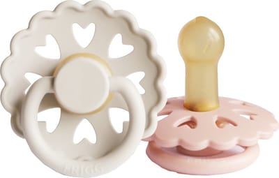 FRIGG Fopspeen - Rond - 2 Stuks - 6-18 Mnd - Fairytale Duckling/Girl