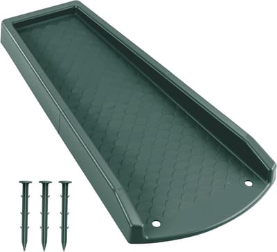 Spatblokken voor goten - Regenpijp verlengstuk - Waterafvoer verbeteren - Verdikt PE materiaal - 60 cm - Groen