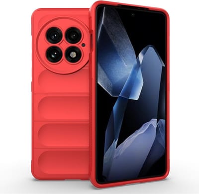 Coverup Hoesje - Geschikt voor OnePlus 13 Hoesje - Coverup Hands-On Rugged Back Cover - Rood