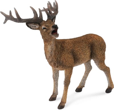 COLLECTA Figurine - Hertenbok Rood - (L) - Bosdieren - Handgeschilderd - Miniatuur