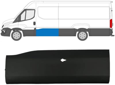 Zijlijst sierlijst voor Iveco Daily 2014-2019 / Links