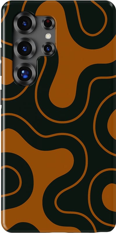 DripCase Motion Flow Tough Hoesje Samsung Galaxy S25 Ultra | Backcover met Mag | Trendy Design | Valbescherming | Organic Circuit