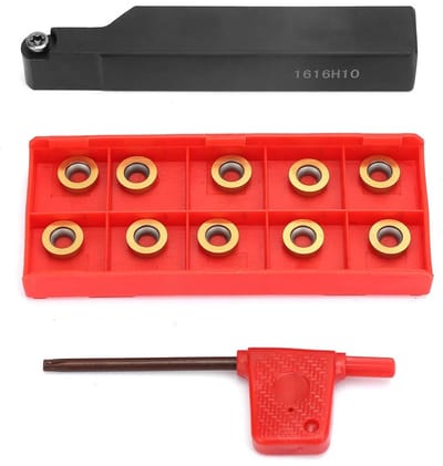 Dailygoods- Toerning Gereedschap 10pcs - Snijbladen/Roterende Gereedschappen - Hoge Grijpkracht - Slagvast - Duurzaam Staal - Lange Levensduur - Snijgereedschap