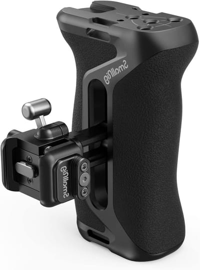 Snap-On NATO Zijkant Handvat, Snelle Vergrendeling, Verstelbaar, Met Koude Schoen, 1/4''-20 Draadgat en Polsbandgat voor Videoproductie en Fotografie