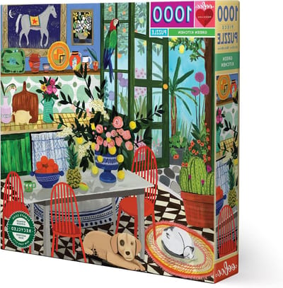 Legpuzzel 1000 stukjes - Puzzel volwassenen - Ontspannen tijdverdrijf - Met gepersonaliseerde afspeellijst - 584 x 584 cm - Meerkleurig