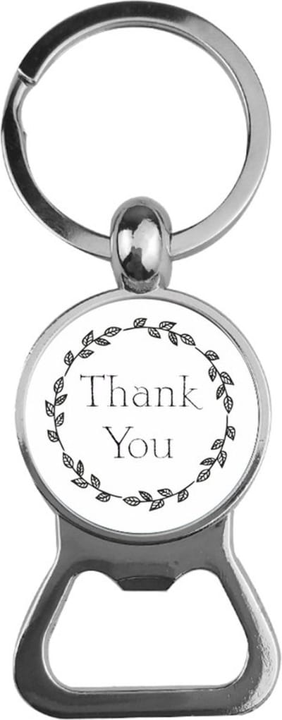 Bieropener Glas -  Thank You