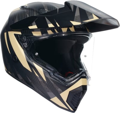 AGV AX9 E2206 Mplk Steppa Mat Carbon Grijs Zand - Helm