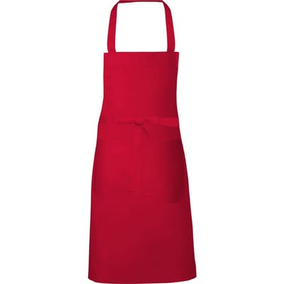 Link Kitchen Wear Hobby Katoenen Schort (Rood)