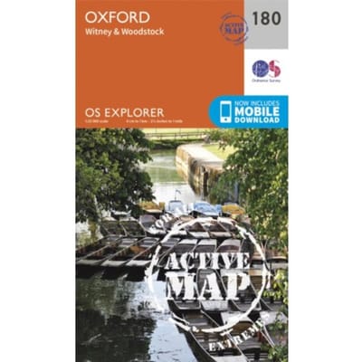 Oxford, Witney And Woodstock - Ordnance Survey