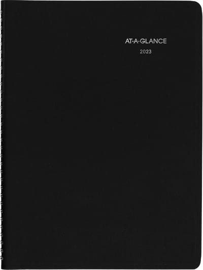 Weekagenda Planner - Afsprakenboek Dagindeling - Professionele Planning - Inktdoorloop Weerstand - 20 x 28 cm - Zwart