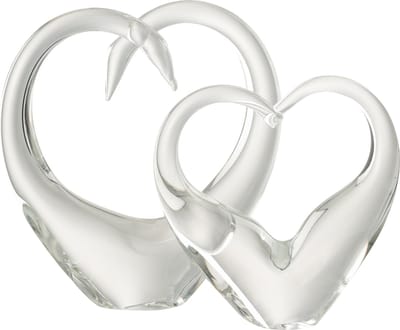 J-Line presse-papier Hart - glas - transparant - large