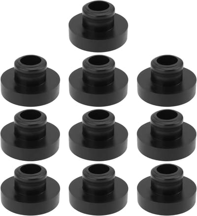 Brandstoftank Bus Doorvoer - Rubberen Tule Tank - Brandstoftank Reparatie - Directe Vervanging - 0.95cm ID 2.7cm OD - Zwart