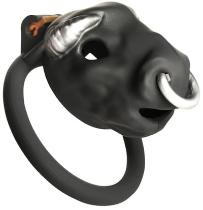 Master Series Kuisheidskooi Bull - Zwart - Peniskooi - BDSM