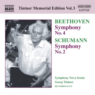 Symphony Orchestra Nova Scotia, Georg Tintner - Beethoven: Symphony No. 4 | Schumann: Symphony No. 2 (CD)