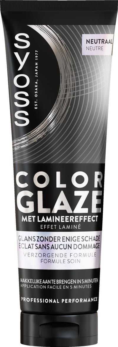 Syoss Color Glaze Clear - Haargloss Toner - Transparant - Glansbehandeling - Lamineringseffect - Met Keratine - Voor Alle Haartypes - 130 ml