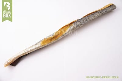 Zalmhuid met vlees 20-25cm (2x) - Hypoallergeen | Natuurlijke Hondensnacks - Bellobox
