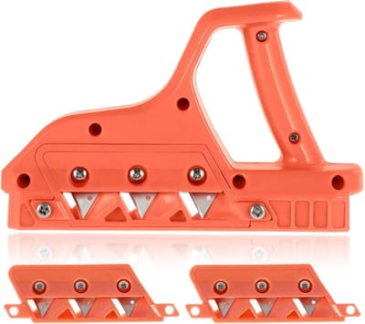 Gipsplaat snijder - Afschuiner kant - Nauwkeurig snijden - 45 en 60 graden - 230mm breed - Oranje