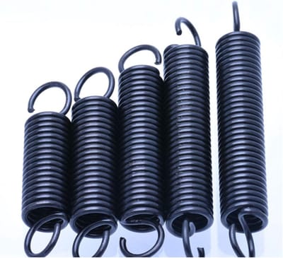 Spanveren Dubbele Haak - Trekveren Set - Reparatie Projecten - Veerstaal Materiaal - 1.5x11x120mm - Zilverkleurig