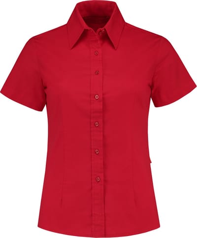 Lemon & Soda blouse voor dames in de kleur rood in de maat S