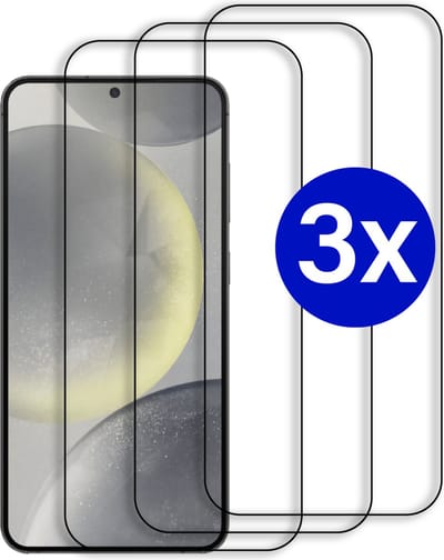 Triple Pack - Screenprotector geschikt voor Samsung Galaxy S20 Plus - Premium - Volledig bedekt - Edge to edge - Tempered Glass - Beschermglas - Glas - 3x Screenprotector - Transparant