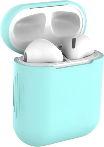Studio Air® Airpods 2 Hoesje - Soepele Siliconen Case ook geschikt voor Airpods 1 - Mint Groen