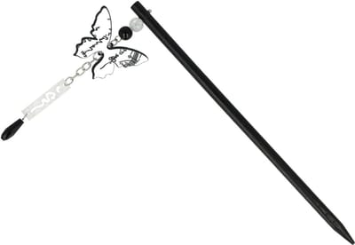 Haarsoires Haarspeld Haarpin 18cm - Haarstokje - Vlinder Ketting Kralen - Zwart