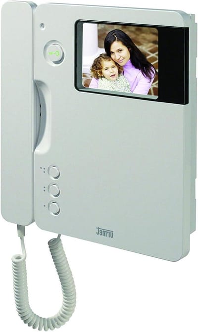 Videodeurintercom - Deurcommunicatie - Veilig wonen - 4 inch kleurenscherm - 205x225x50mm - Wit